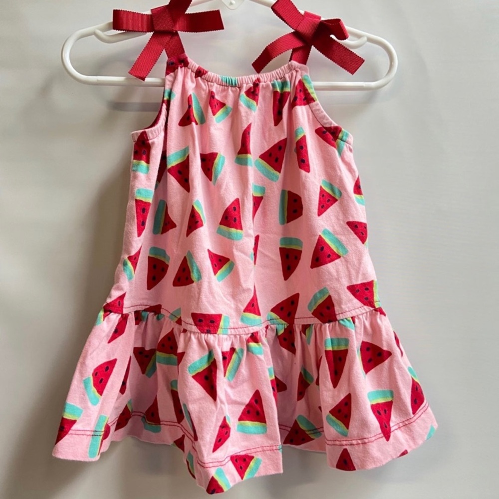 Hanna Andersson watermelon dress size 12-18 months